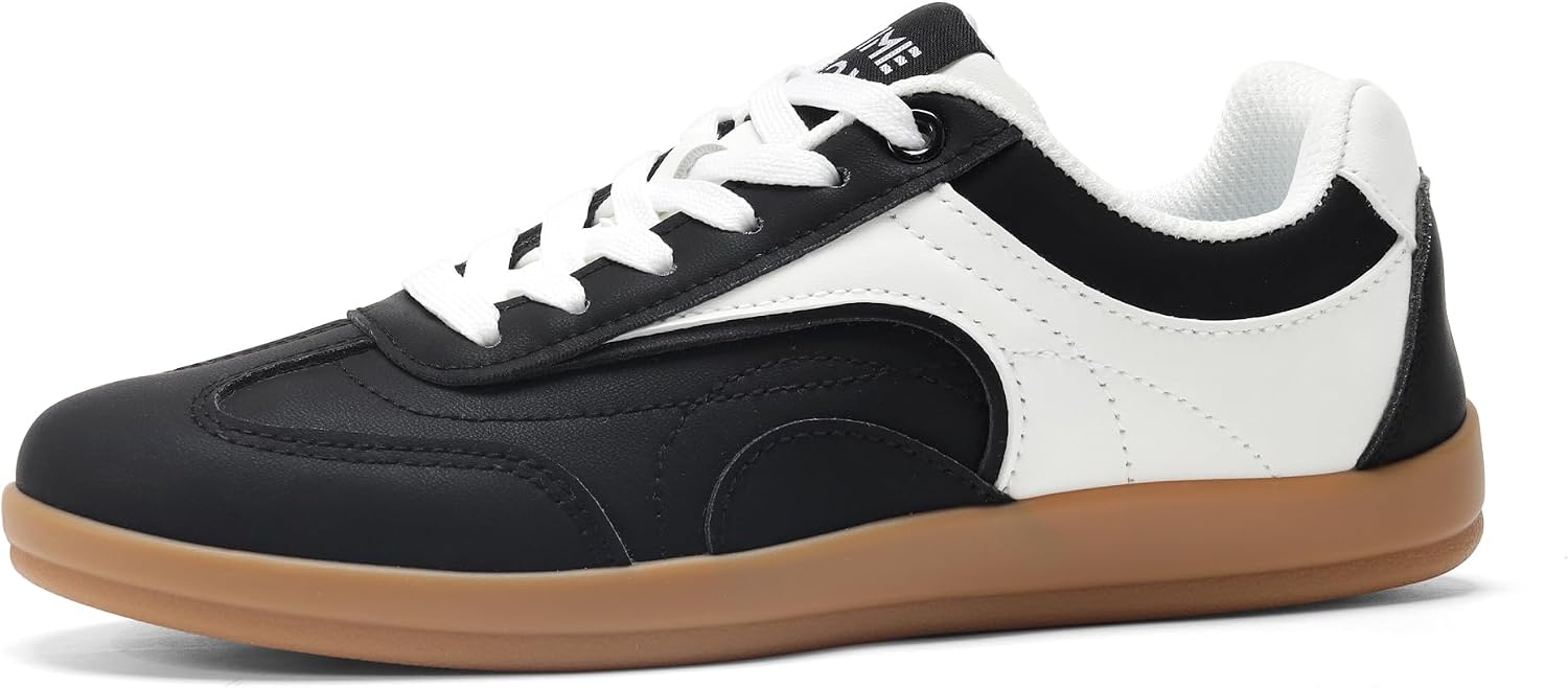 Women's Fashion Sneakers, Non-Slip Lace-Up Vintage Casual Style | Soft inner lining,neat stitching,snug foot fit,versatile daily matching,ideal for shopping,travel and casual outdoor use