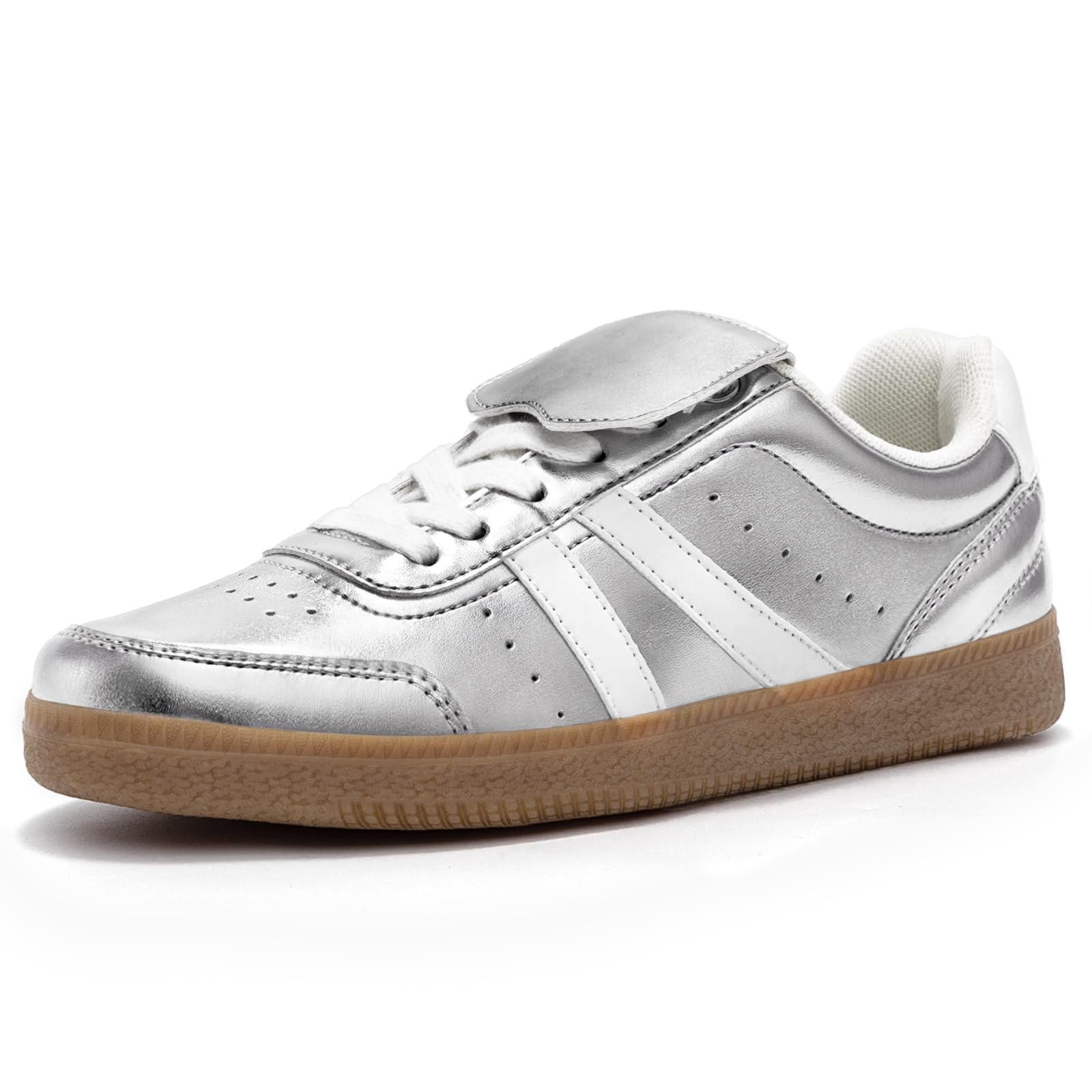 Rihero Women's Fashion Tennis Walking Sneakers Shoes | Comfortable Casual Non Slip Sneakers, Retro Color-Block, Lace-Up, Round-Toe, Suitable For Commuting, Fitness, Shopping, Trav