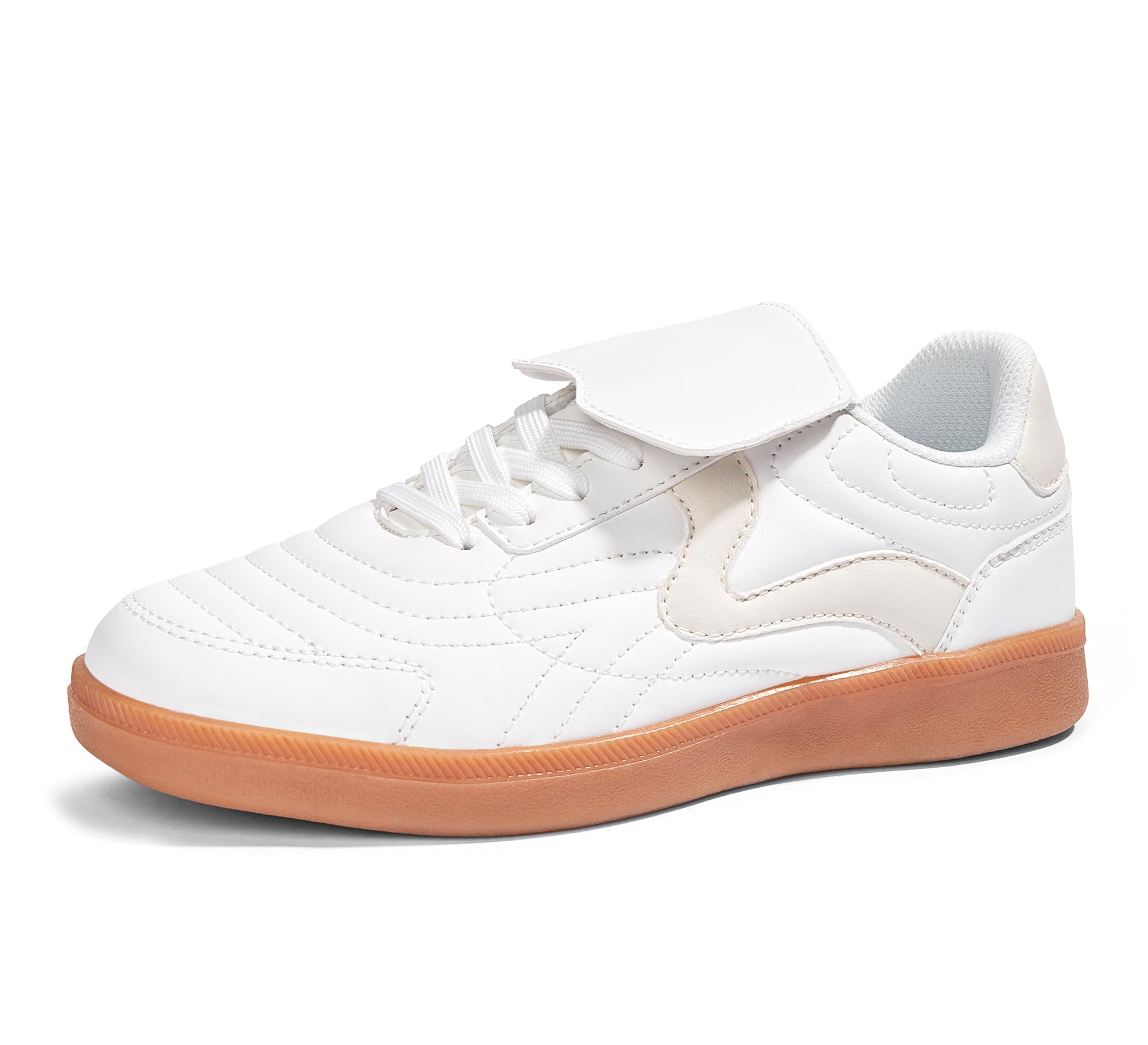 LUCKY STEP Women's Gum Sole Fashion Sneakers Classic Retro Fancy Casual Leisure Tennis Walking Skate Shoes