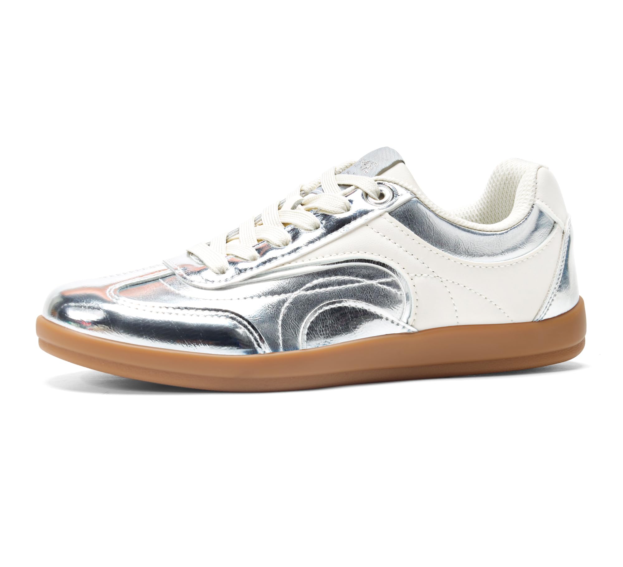 Women's Fashion Sneakers, Non-Slip Lace-Up Vintage Casual Style | Soft inner lining,neat stitching,snug foot fit,versatile daily matching,ideal for shopping,travel and casual outdoor use