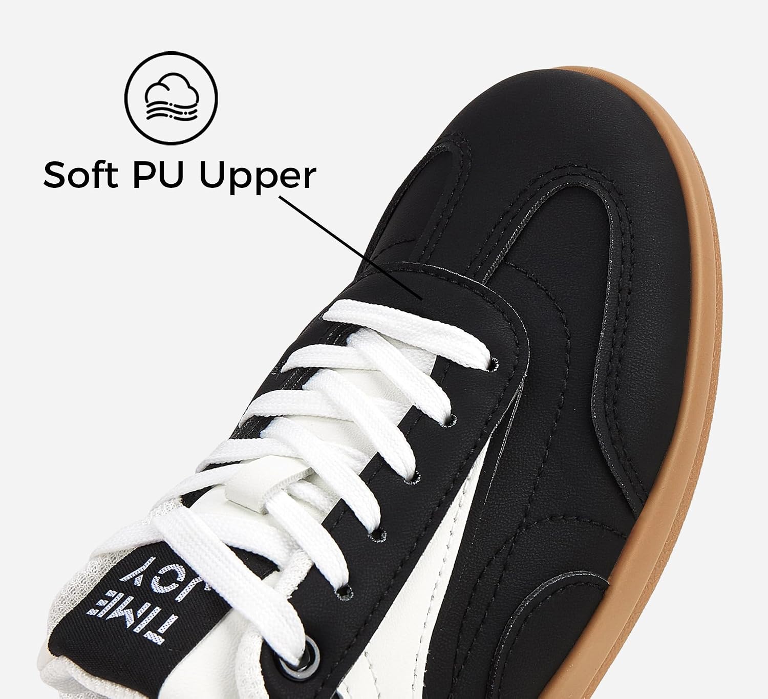 Women's Fashion Sneakers, Non-Slip Lace-Up Vintage Casual Style | Soft inner lining,neat stitching,snug foot fit,versatile daily matching,ideal for shopping,travel and casual outdoor use