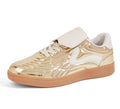 LUCKY STEP Women's Gum Sole Fashion Sneakers Classic Retro Fancy Casual Leisure Tennis Walking Skate Shoes