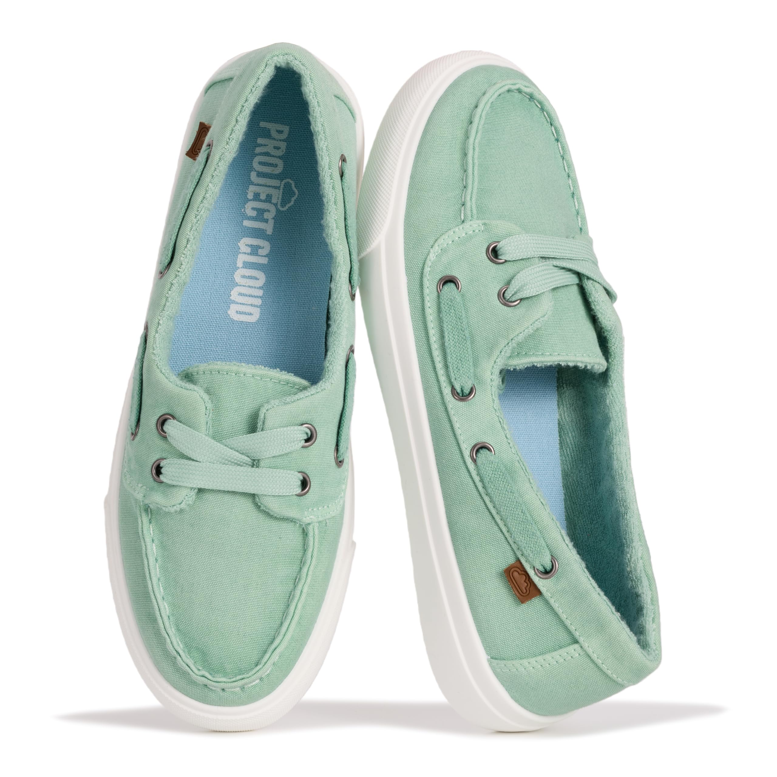 Project Cloud Canvas Sneakers for Women Memory Foam Slip On (Seasalt) | Memory Foam Insole; Slip-On Design; Lightweight; Non-Slip Sole; Canvas Fashion Sneakers for Women; Everyday Comfort